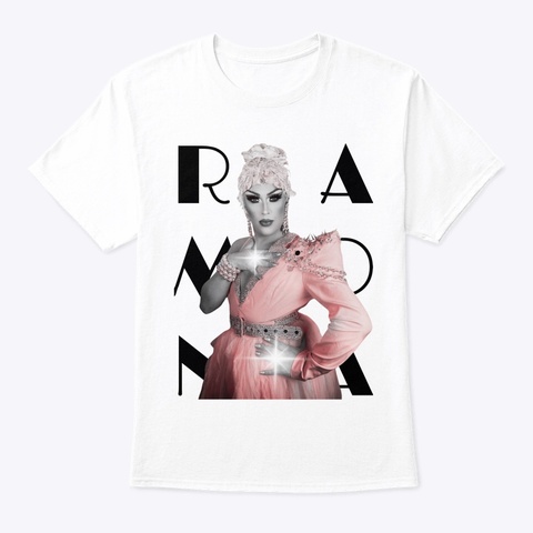 Ramona 2024 Collection White áo T-Shirt Front