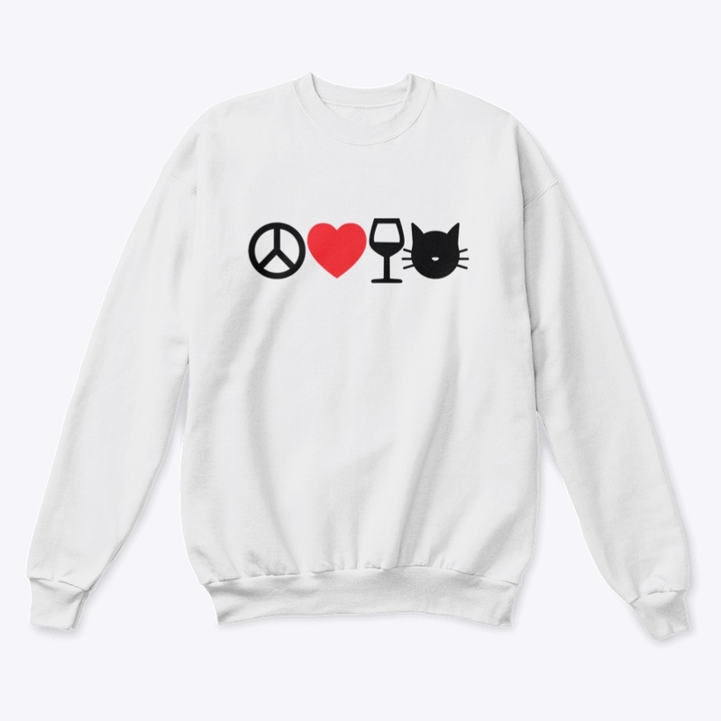 Peace, Love, Wine and Cats