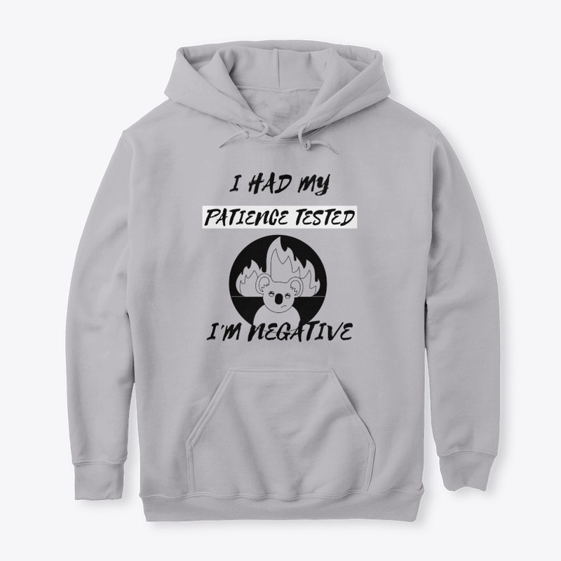 PATIENCE NEGATIVE UGH KOALA HOODIE
