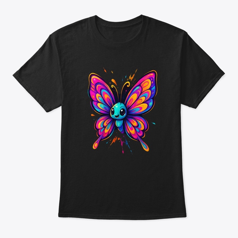 Colorful Cute Butterfly Art