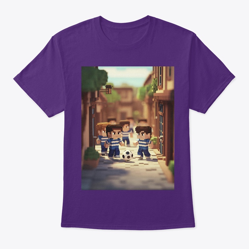 T-shirt (boys playing football)