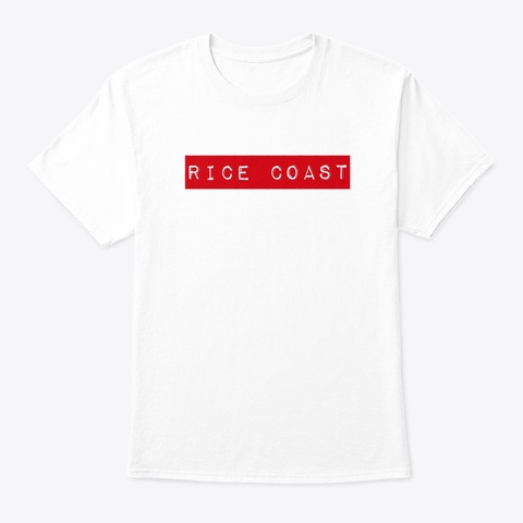 Rice Coast White T-Shirt Front