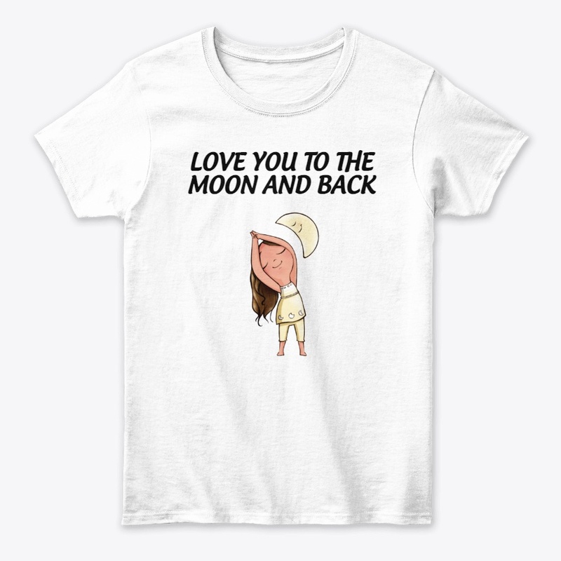 Love You to the Moon Yoga Tee