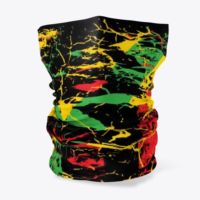 Jamaican Red Gold Green Art