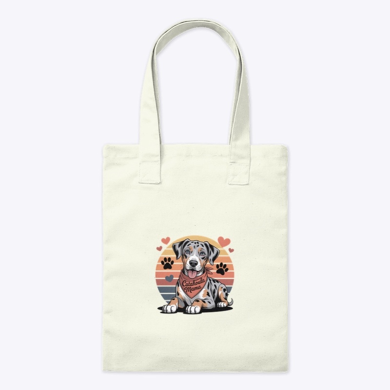 Proud Catahoula Mama Vintage Sunset Dog 