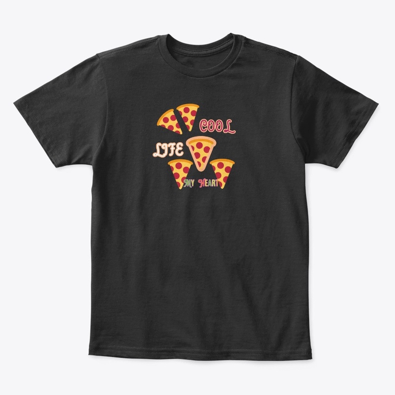 Cool Life Pizza Classic Design Tee shirt