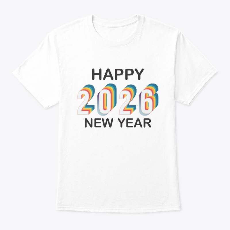 Happy 2026 new year design