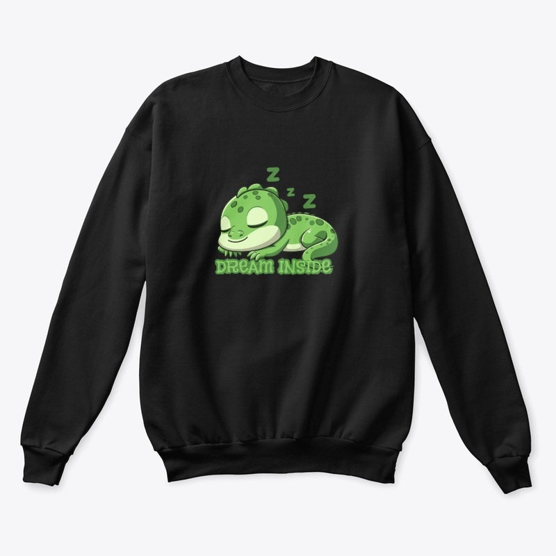 dream inside - sleeping dinosaur