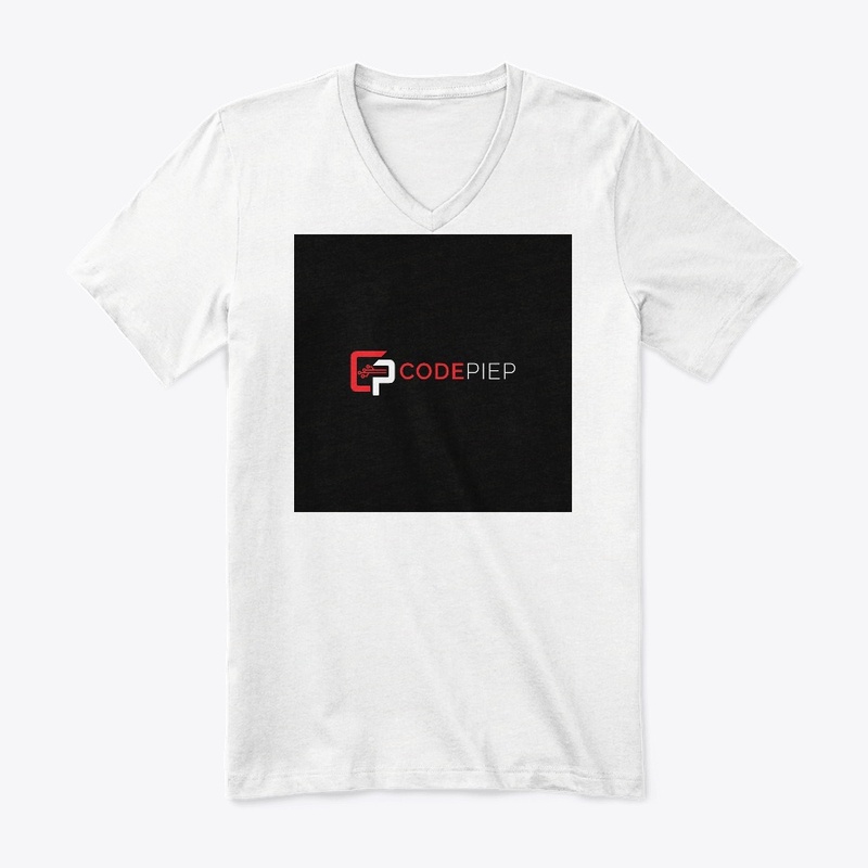 codepiep v neck tee
