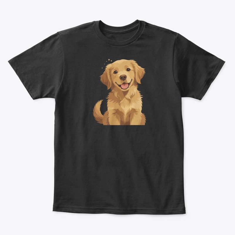 Happy Golden Retriever Puppy
