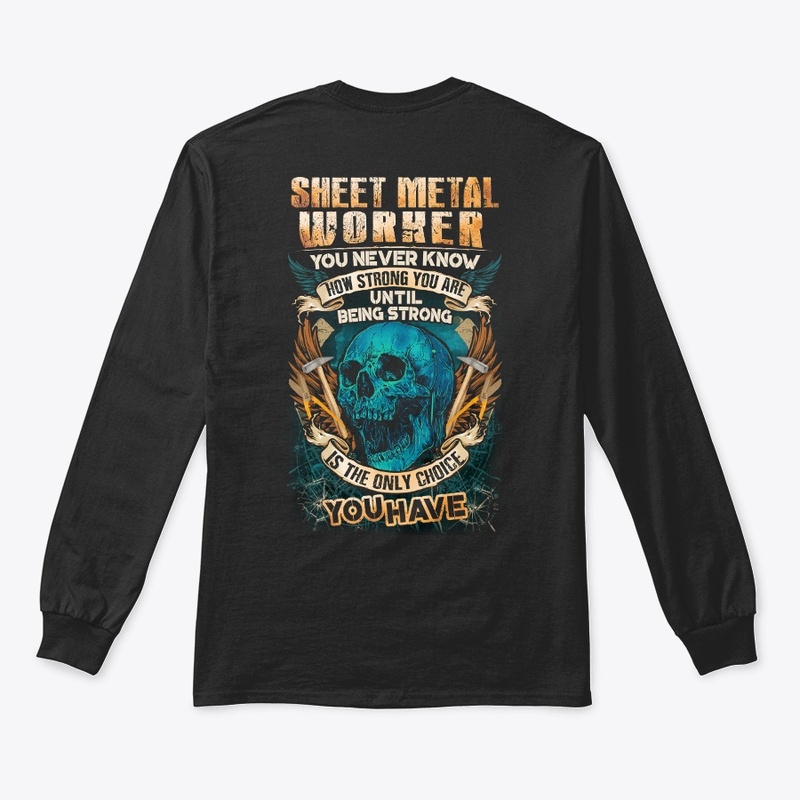 Sheet Metal Worker Being Strong Hoodie