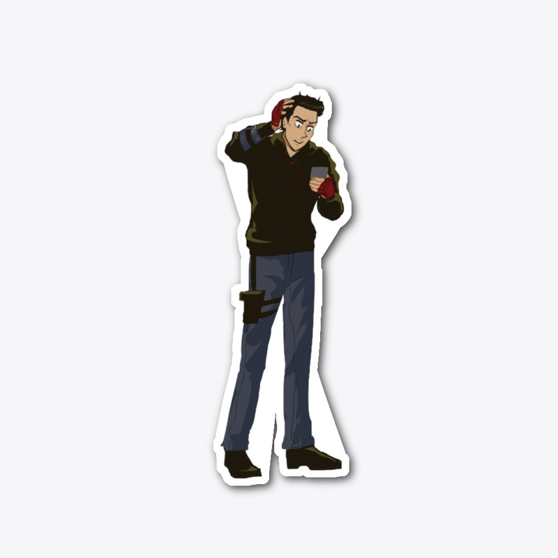 Henry Die Cut Sticker