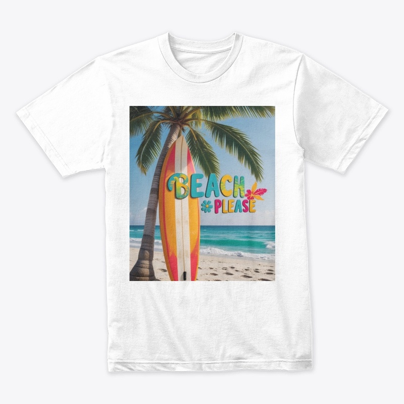 Beach Please Tropical Surf  Design 