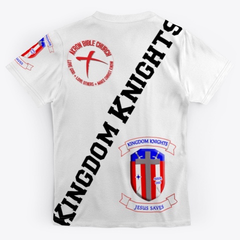 Kingdom Knights Support New &Amp; Blue Standard T-Shirt Back