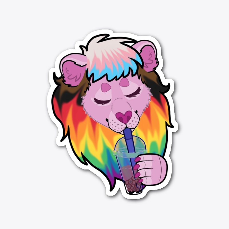 Bubble Tea Pride Lion (LGBTQ)