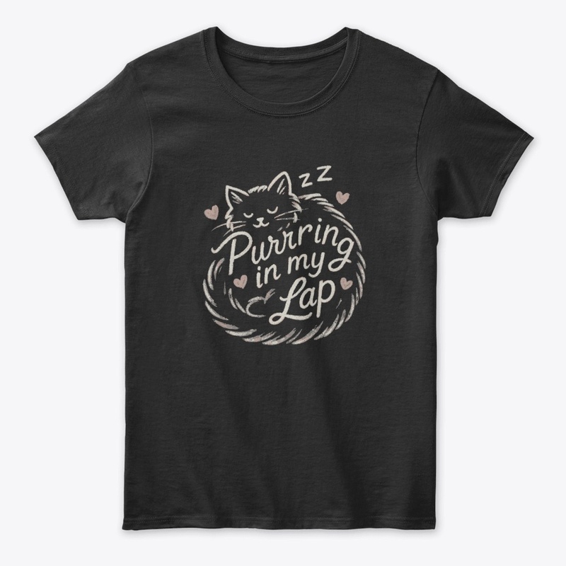 Purring in My Lap Cozy Cat Gift 