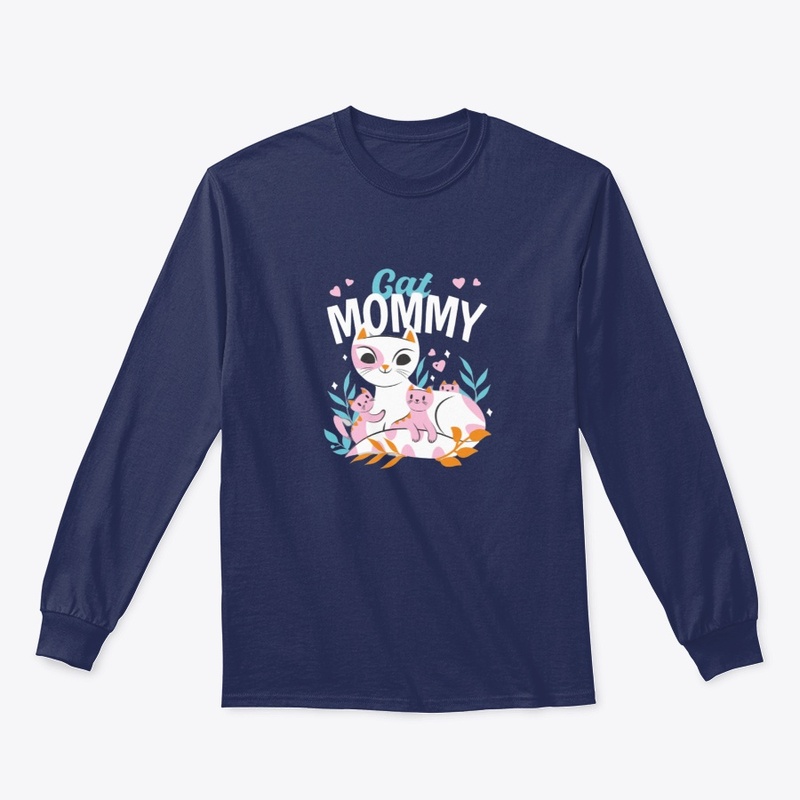 Cute Cat Mommy with her sons