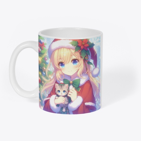 Christmas Kiki Mug  White T-Shirt Front
