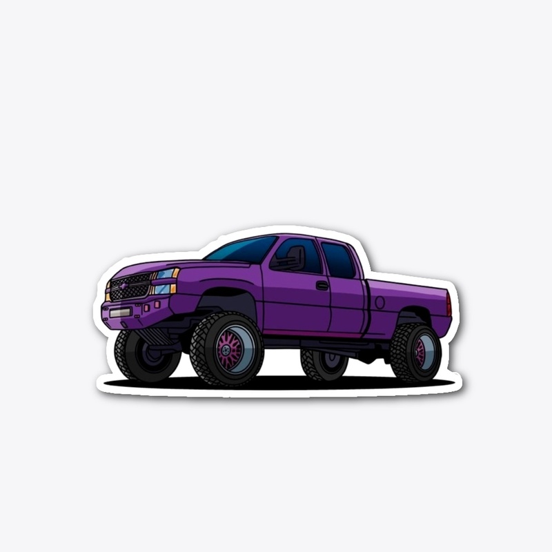 OG Purple Cateye Sticker