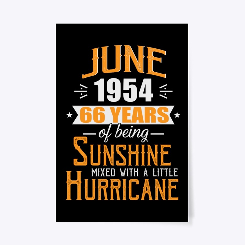 June 1954, 66 Years Anniversary Gift