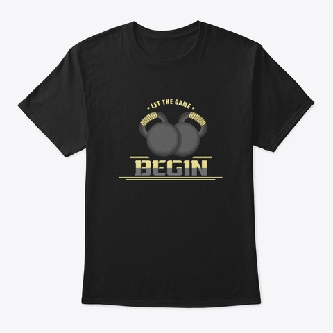 Start Of Training After Break Black T-Shirt Front