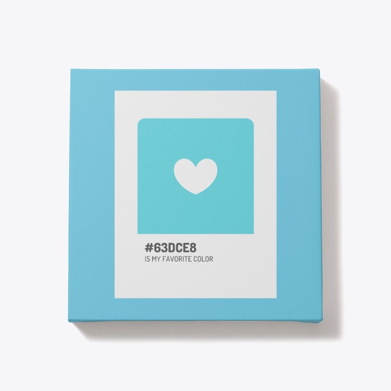 #63DCE8 IS MY FAVORITE COLOR