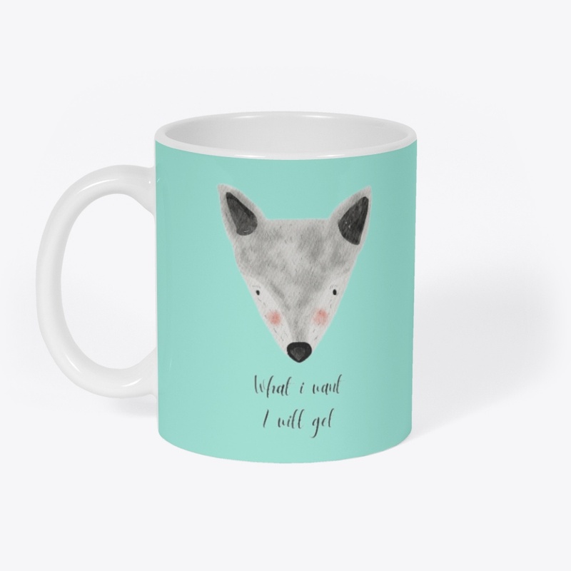 Just wait elegant accessories, mug deisn