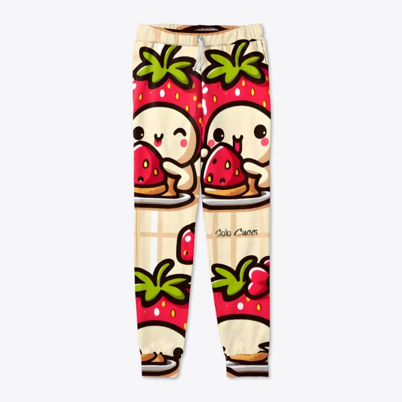 Cute Strawberry-Joggers