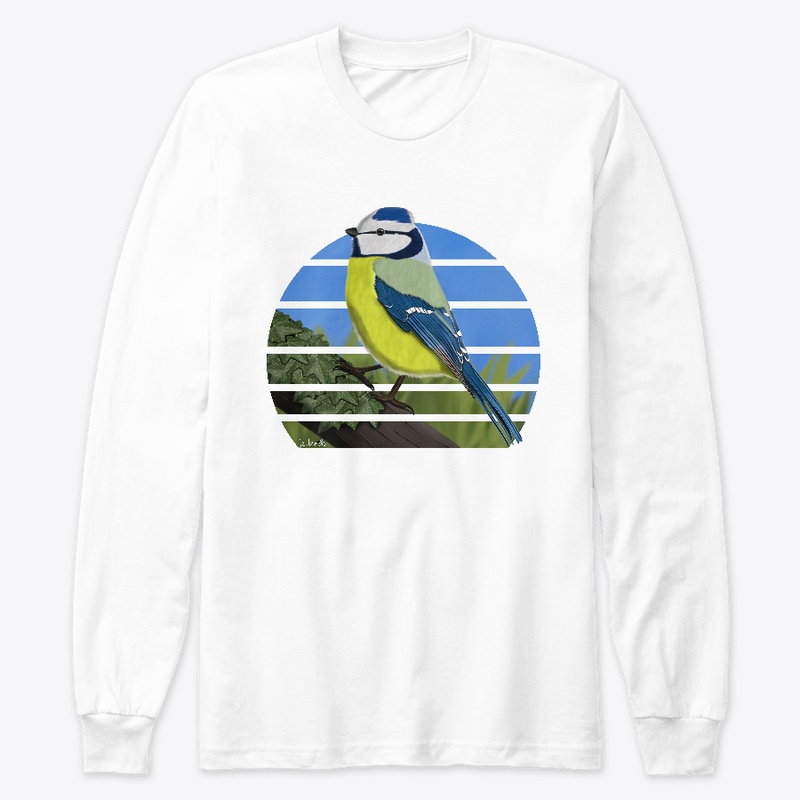 jz.birds Blue Titmouse Bird Design