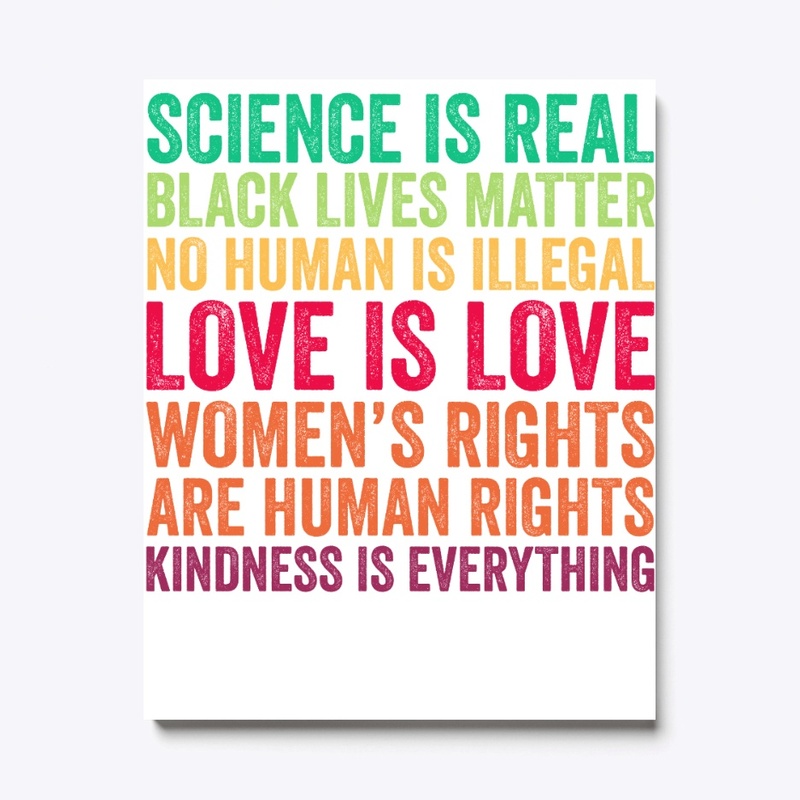 Science Is Real Black Lives Matter LGBT 