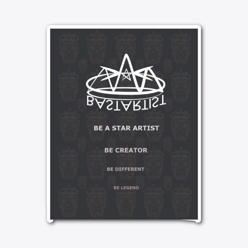 The Bastartist Star Crown TM Words