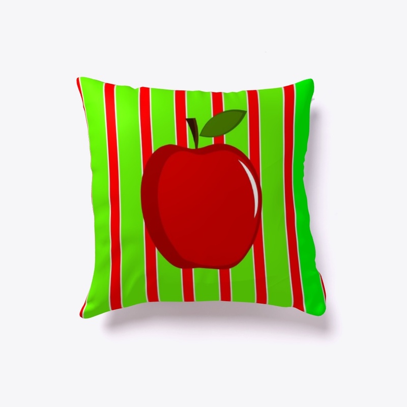 Apple on Fruit Striped Colors