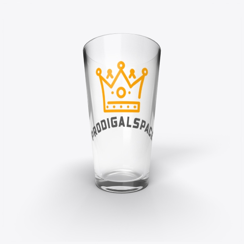 Regal Crown Drinking Glass