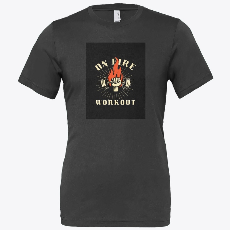 On fire workout '' Graphics T-shirt