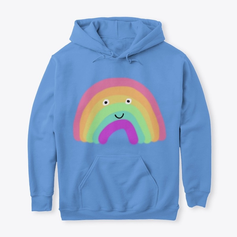 rainbow hoodie