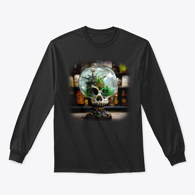 Skull terrarium 