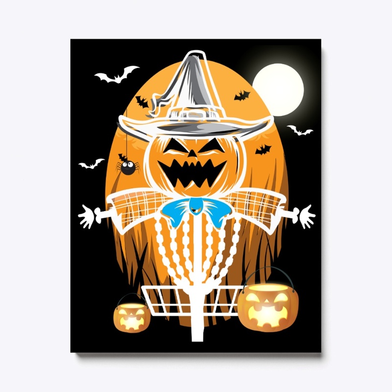 Disc Golf Halloween Jack-o-lantern Witch