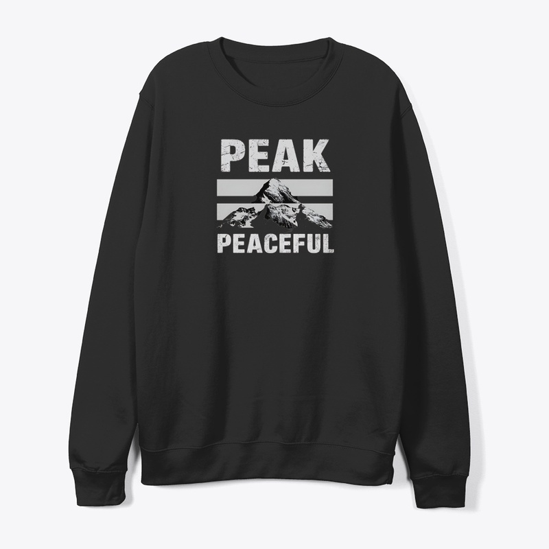 Peak peaceful t-shirt design