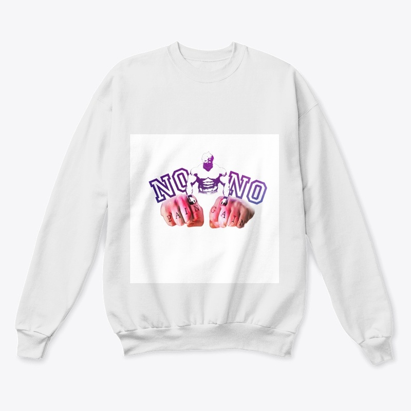 No pain No gain quote design