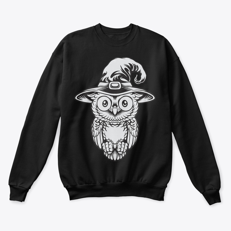 Halloween Owl In Witch Hat T Shirt