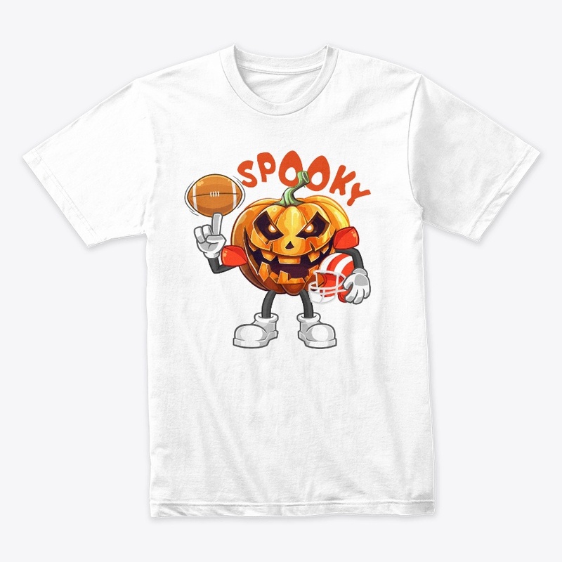 Halloween American football t-shirt