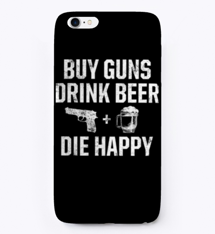 PATRIOTIC - BUY GUNS DRINK BEER M 0055