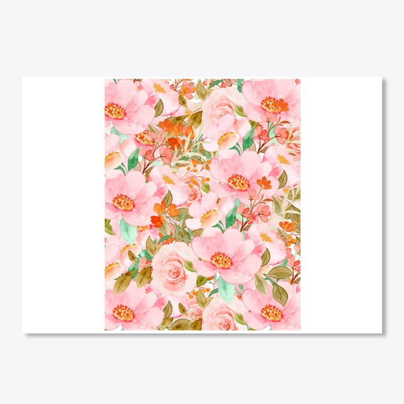 Pressed flower T-shirt