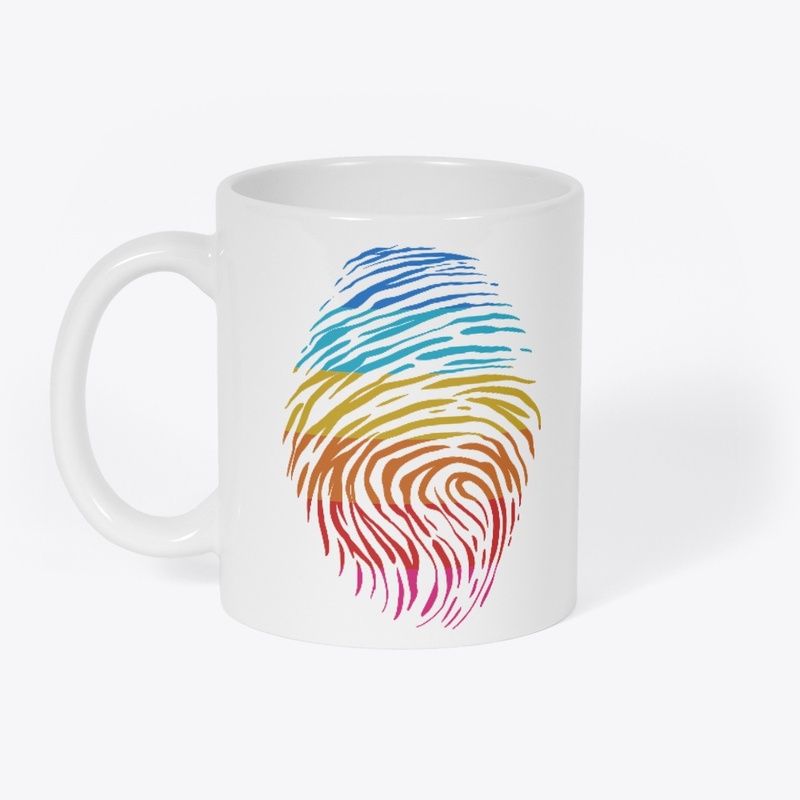 Colorful fingerprint