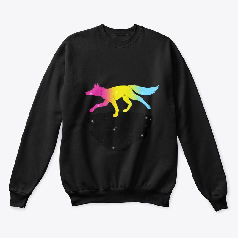 Pan running starry fox