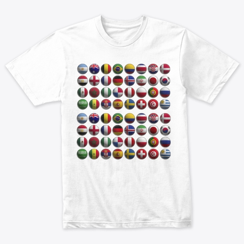 All world flag tee
