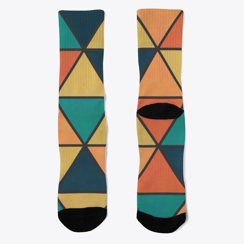 Colorful Triangle Abstract Pattern