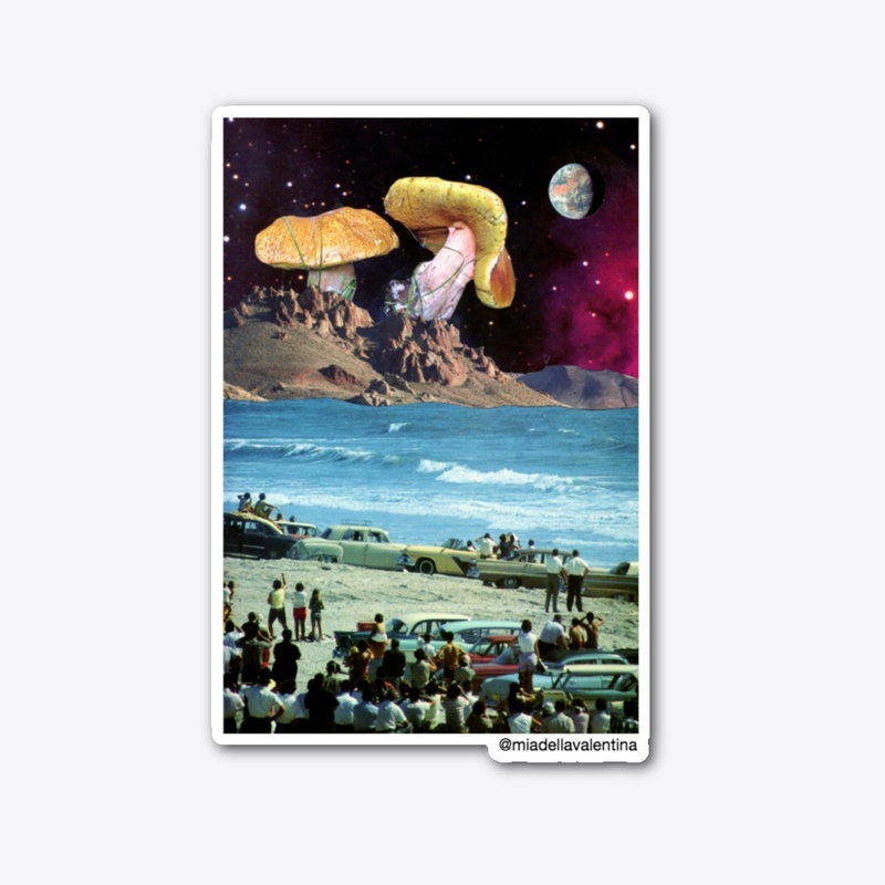 Mushroom Planet - Graphic Tee Collage 
