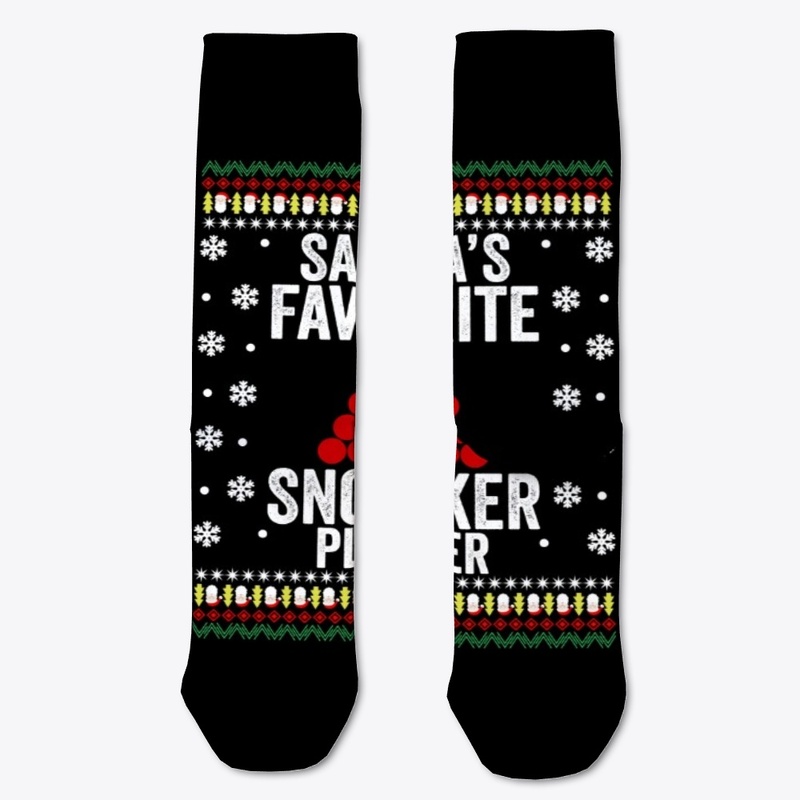 Santa's Favorite Snooker Player T-Shirt