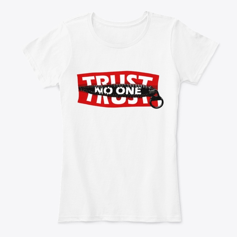 Trust No One Logo T shirt